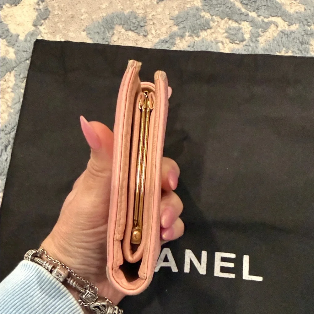 Chanel Blush Pink Leather Wallet - Picture 7 of 13